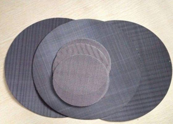 Resistente agli'acidi nero personalizzabile di Mesh Plastic Extruder Filter Disc del cavo del filtrante