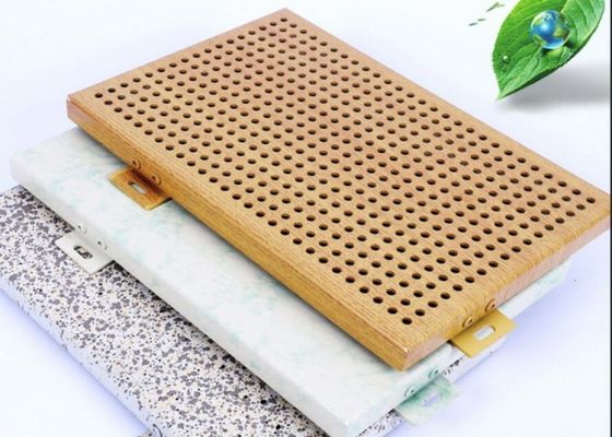 Rivestimento di alluminio perforato del fluorocarburo del piatto della facciata di anti umidità