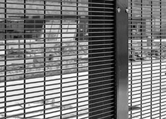 Pannelli in rete metallica saldata con fori quadrati neri per scuole con facile installazione