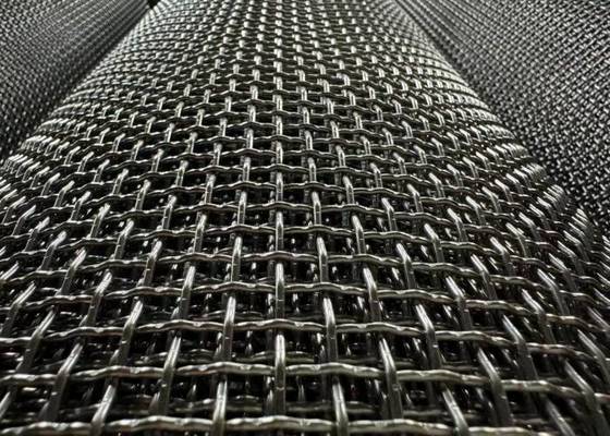 Griglia di schermo vibrante anti-bloccaggio in acciaio ad alto manganese per l'estrazione mineraria