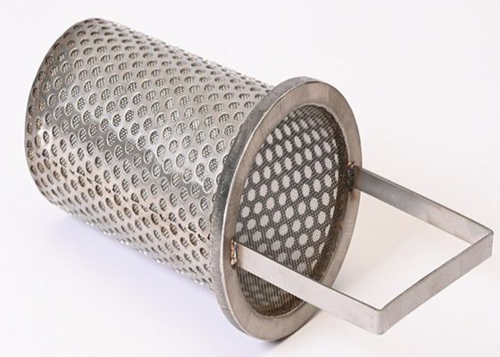 Schermo di setaccio per cestini di tessuto semplice per filtrazione industriale