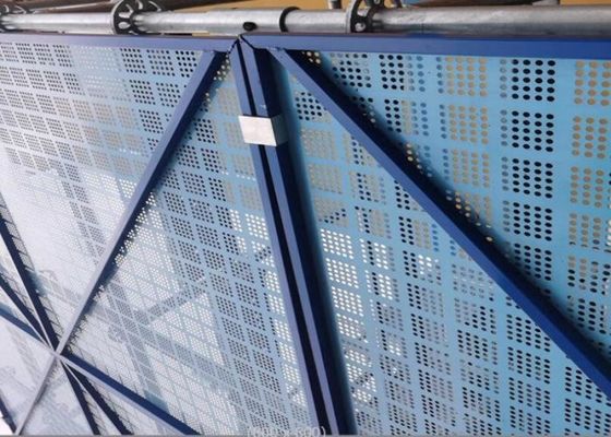 struttura di scalata perforata parete esterna dello schermo di goccia della lamina di metallo di 1.2*1.8m anti