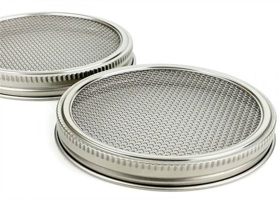 Schermo rotondo del metallo di 304SS Mason Jar Sprouting Lids With non che arrugginisce