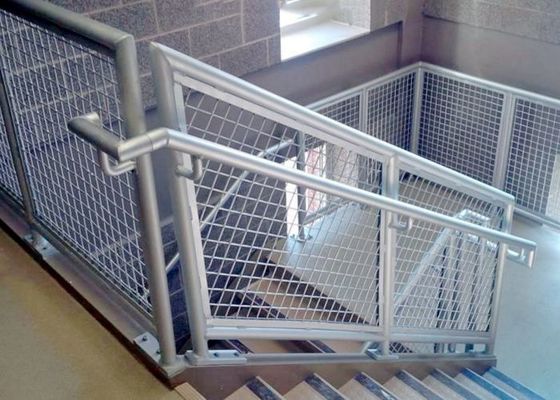 Inossidabile di aperture quadrate galvanizzato ha saldato Mesh For Stair Railings