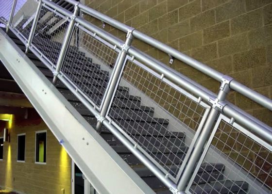 Inossidabile di aperture quadrate galvanizzato ha saldato Mesh For Stair Railings