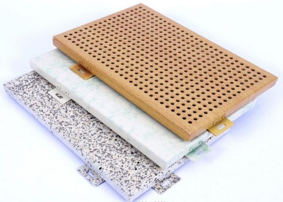 Rivestimento di alluminio perforato del fluorocarburo del piatto della facciata di anti umidità