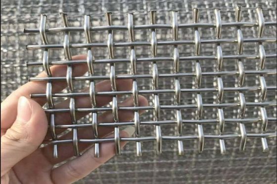 cavo Mesh Screen For High Temperature di acciaio inossidabile di resistenza al calore 202 di 4mm