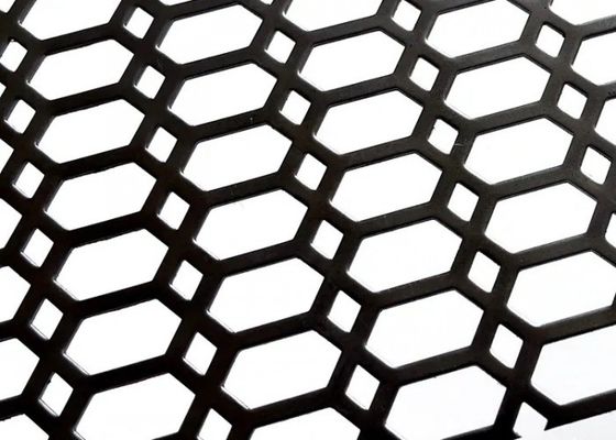 Fogli di maglia perforata di diamanti d'argento per maglie di fili di costruzione