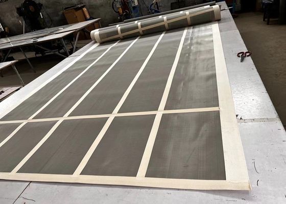 Schermo a maglia di filo tessuto quadrato in acciaio inossidabile per abrasione e resistenza agli urti