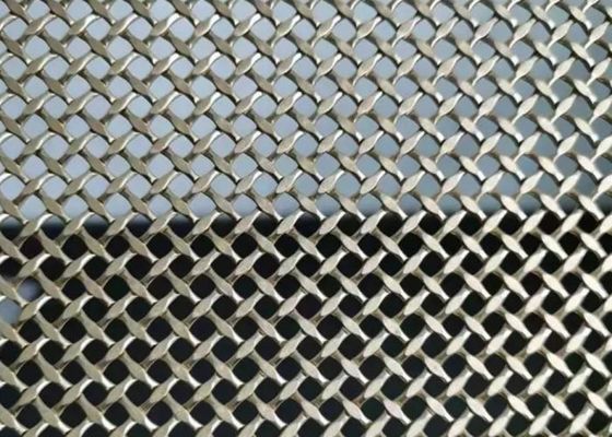 Resistenza all'abrasione buco quadrato in acciaio ad alto tenore di carbonio tela a maglia di filo tessuto