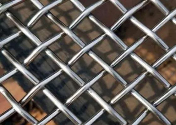Resistenza all'abrasione buco quadrato in acciaio ad alto tenore di carbonio tela a maglia di filo tessuto