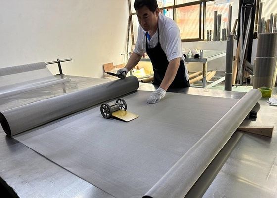 Griglia di acciaio inossidabile molto sottile Griglia di vetro Piano tessuto tipo 400 Griglia con lunghezze diverse