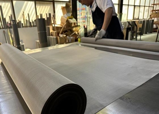 Griglia di acciaio inossidabile molto sottile Griglia di vetro Piano tessuto tipo 400 Griglia con lunghezze diverse