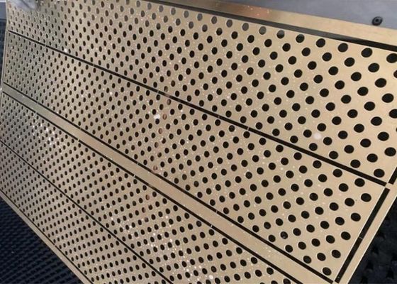 Fogli di rete metallica perforata personalizzata per filtrazione architettonica