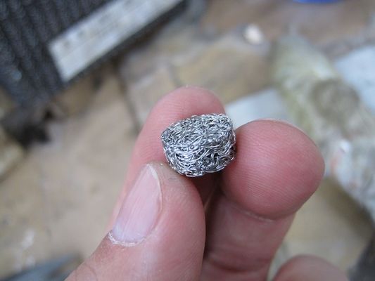 Rulli di maglie di filo galvanizzato resistenti al calore contro la corrosione