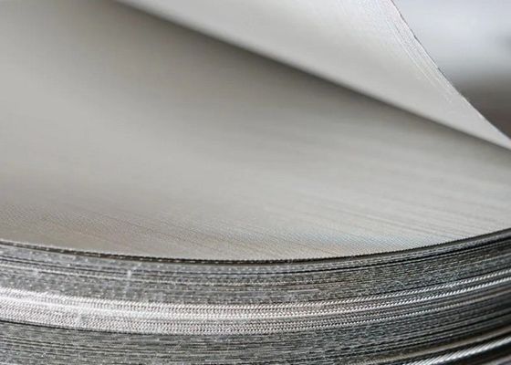 Griglia di schermo a filtro quadrato con tessuto semplice per filtrazione industriale