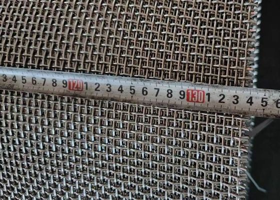 Tipo di tessuto schermo a maglia di acciaio inossidabile di tessuto semplice per lo screening e il filtraggio acido/alcali Larghezza 0,03m-6,5m