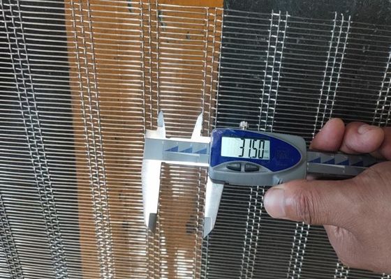 Griglia in acciaio inossidabile Griglia di filo di tessuto resistente versatile Da 4 a 635 Griglia lunghezza 1m-300m
