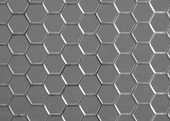 Lamiera metallica punzonata con resistenza a trazione da 250 a 550 MPa e area aperta dal 10 al 70 percento e dimensioni personalizzate della piastra, larghezza da 50 mm a 2000 mm