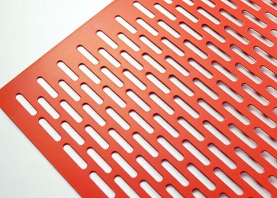 lamiera piana punzonata metallo lucido verniciato a polvere zincato spessore da 0,5 mm a 10 mm adatta per applicazioni di controllo del rumore e di sicurezza