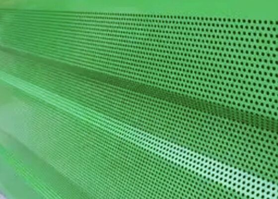lamiera piana punzonata metallo lucido verniciato a polvere zincato spessore da 0,5 mm a 10 mm adatta per applicazioni di controllo del rumore e di sicurezza