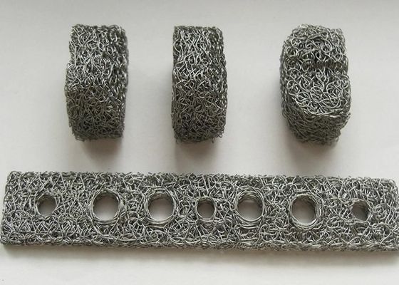 SS304 SS316 ha compresso il cavo tricottato Mesh Gaskets For Shock Absorption