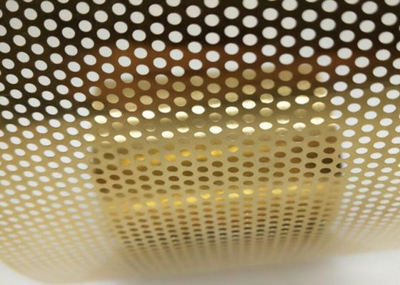 La lamina di metallo perforata sperimentale dell'istituto universitario ha perforato il piatto di rame 100mm