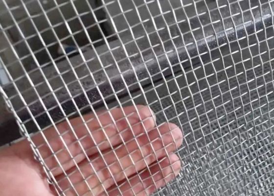 Resistenza all'abrasione buco quadrato in acciaio ad alto tenore di carbonio tela a maglia di filo tessuto
