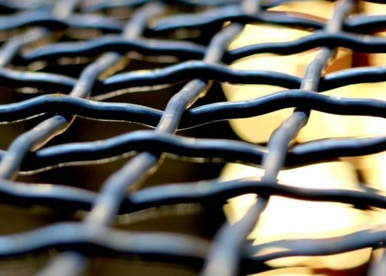 Schermo a maglia di filo tessuto resistente all'abrasione per corrosione e resistenza agli urti