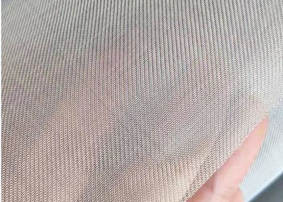 316L tela a maglia di acciaio inossidabile a tessuto tortuoso per filtrazione di precisione
