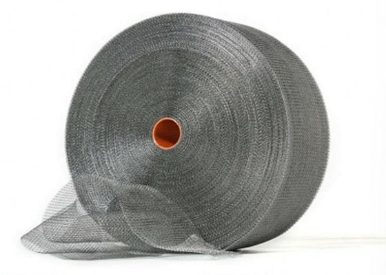 Acciaio inossidabile personalizzato 304 316 resistenza all'abrasione nickel maglia a maglia per demister / pad di filtrazione / rimozione della polvere