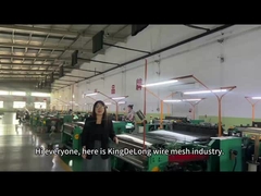 Resistenza all'abrasione buco quadrato in acciaio ad alto tenore di carbonio tela a maglia di filo tessuto