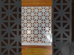 Dimensioni standard o opzioni personalizzate 304 lamiera a maglia perforata con spessore 0,1-12 mm