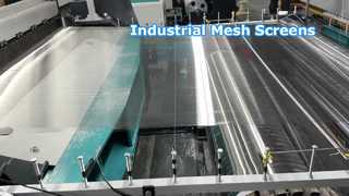 Schermi in rete metallica tessuta durevole per l'industria